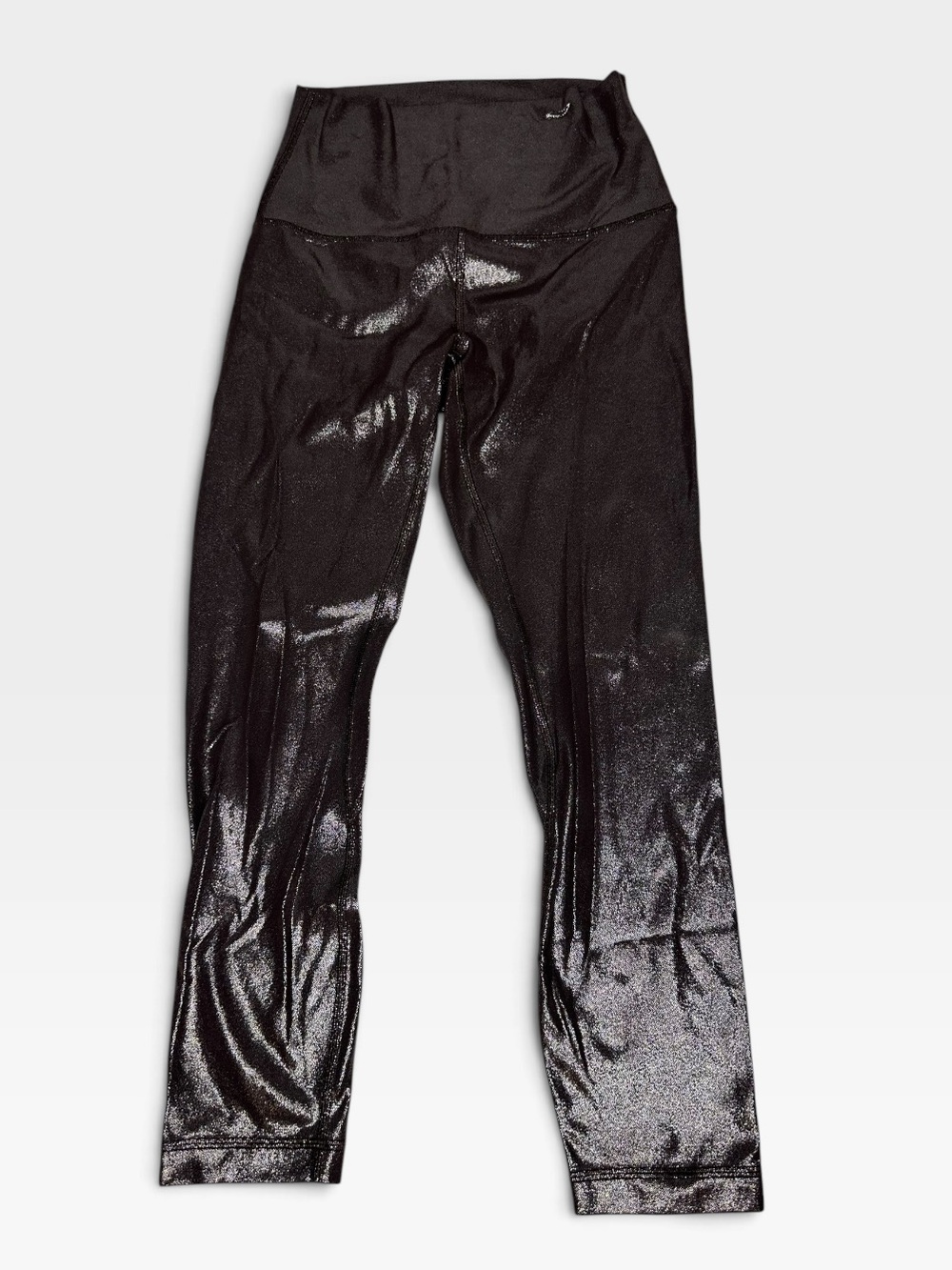 Lululemon Wonder Train High Rise Foil leggings metallic Brown 4